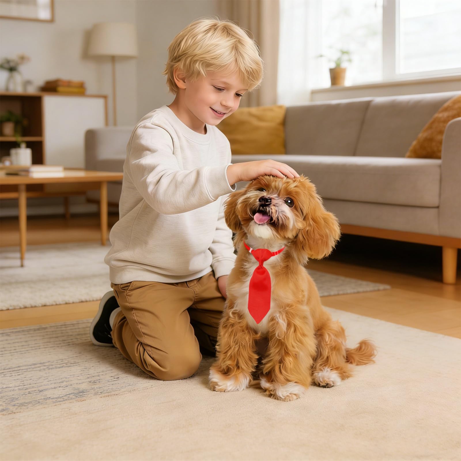 Lazo colorido para perro de Mruq Pet, apto para fiestas y eventos.