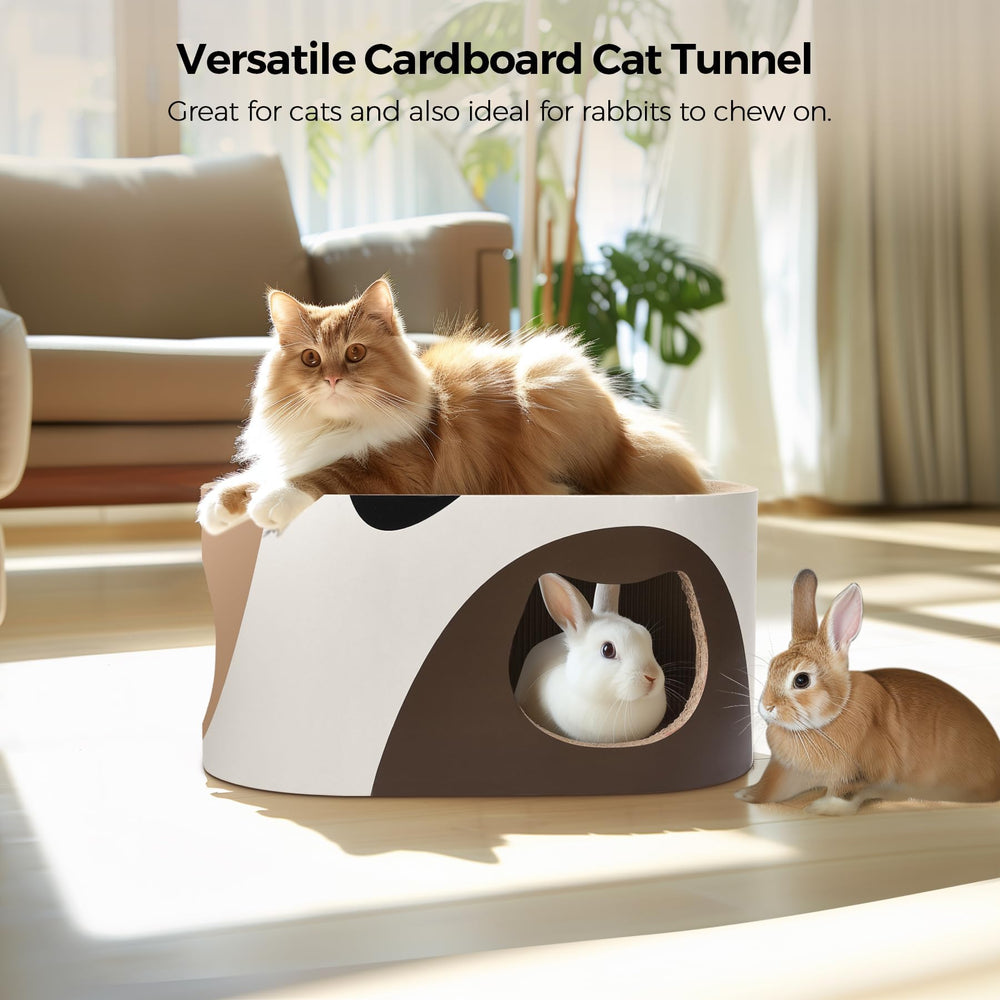 MSBC Big Cat Scratcher Lounge ideal para varios gatos disfrutando juntos.