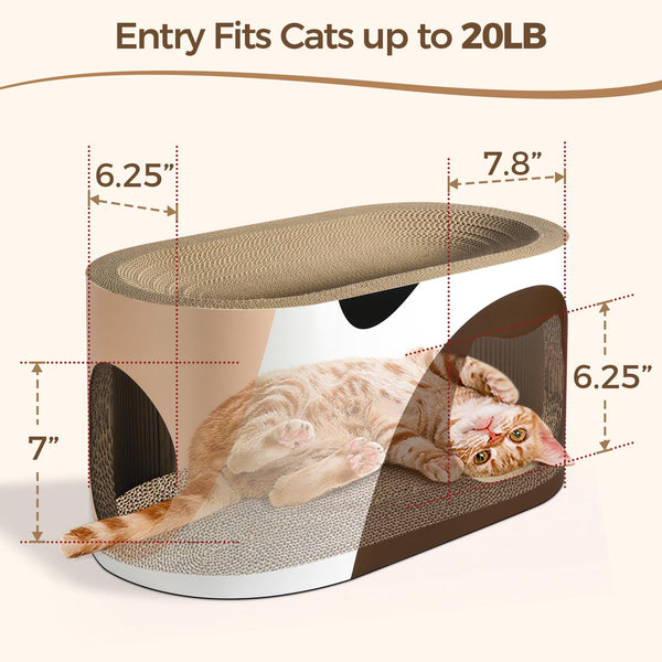 MSBC Big Cat Scratcher Lounge: tamaño extra grande para varios peludos.