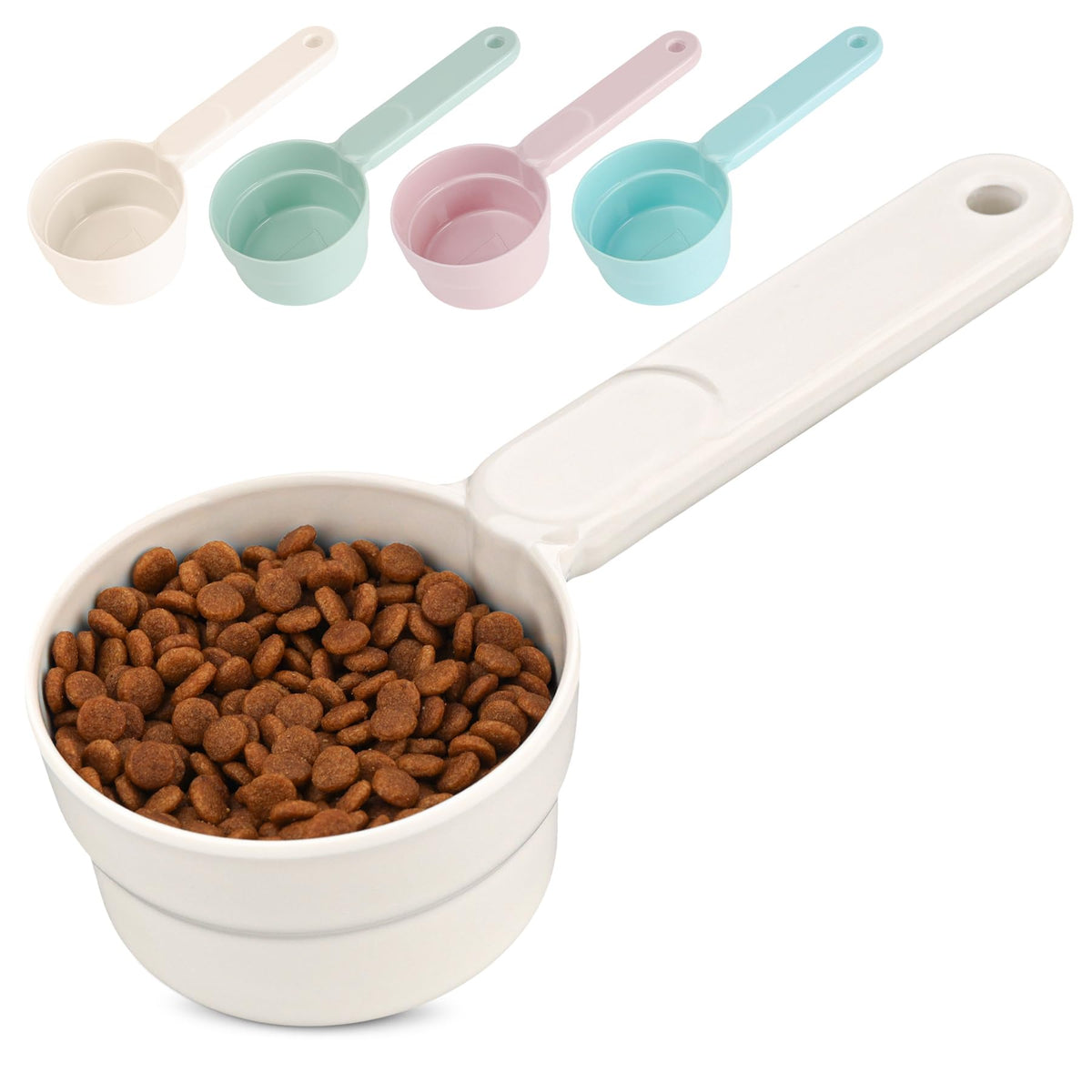 MSBC cucharon medidor para mascotas con porciones de 1 taza