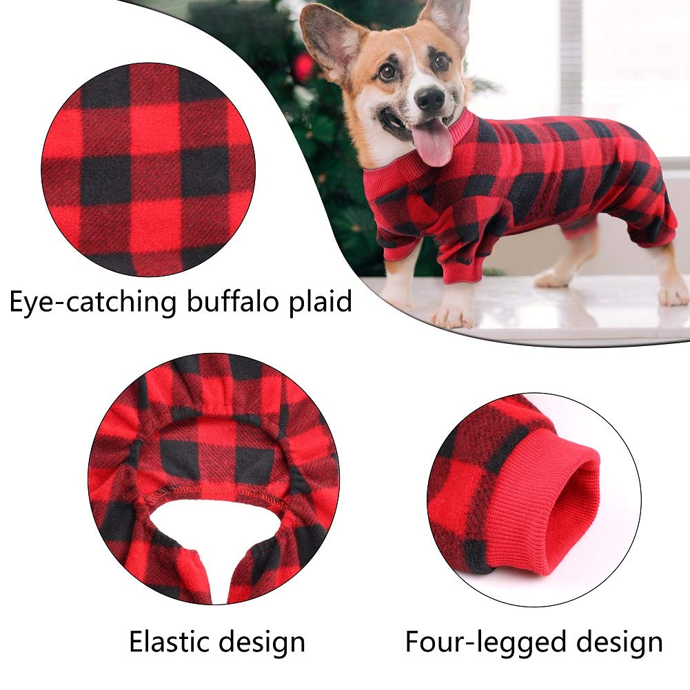 Mtliepte pijama para perro talla XS, ajuste cómodo para dormir.