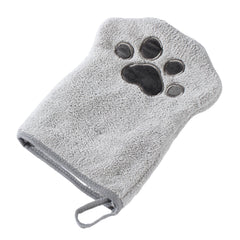 Muddi Mitt: guante microfibra para patas, limpieza suave y control preciso.