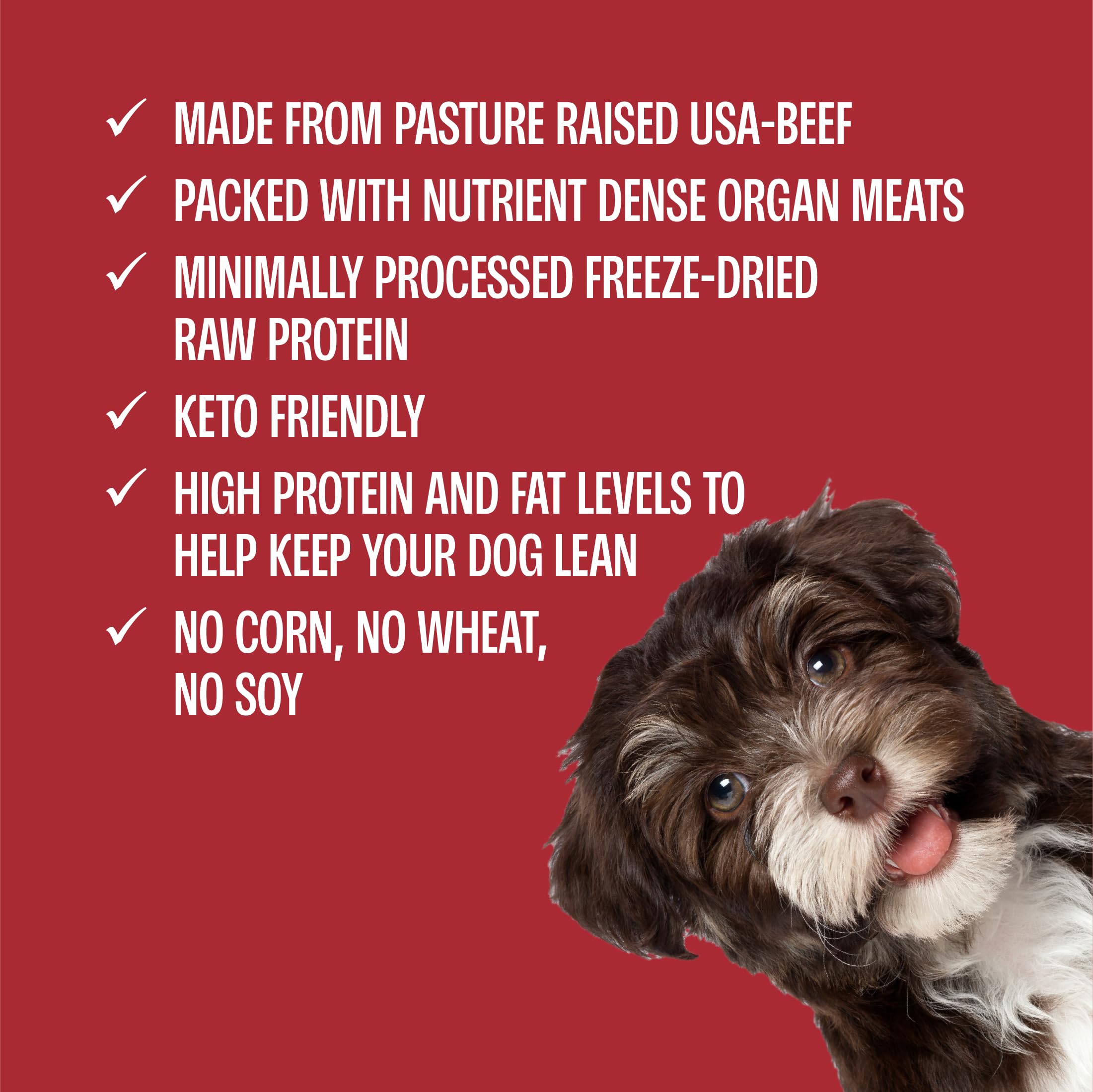 Snack para perros y gatos: hígado de res deshidratado Muenster