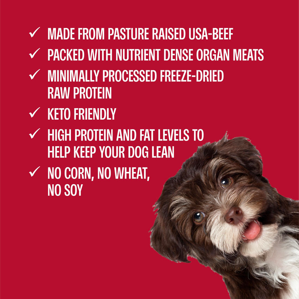 Snack para perros y gatos: hígado de res deshidratado Muenster