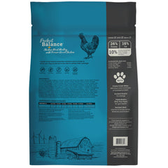 Bocados crudos de pollo de Muenster Perfect Balance, proteína sabrosa para perros.
