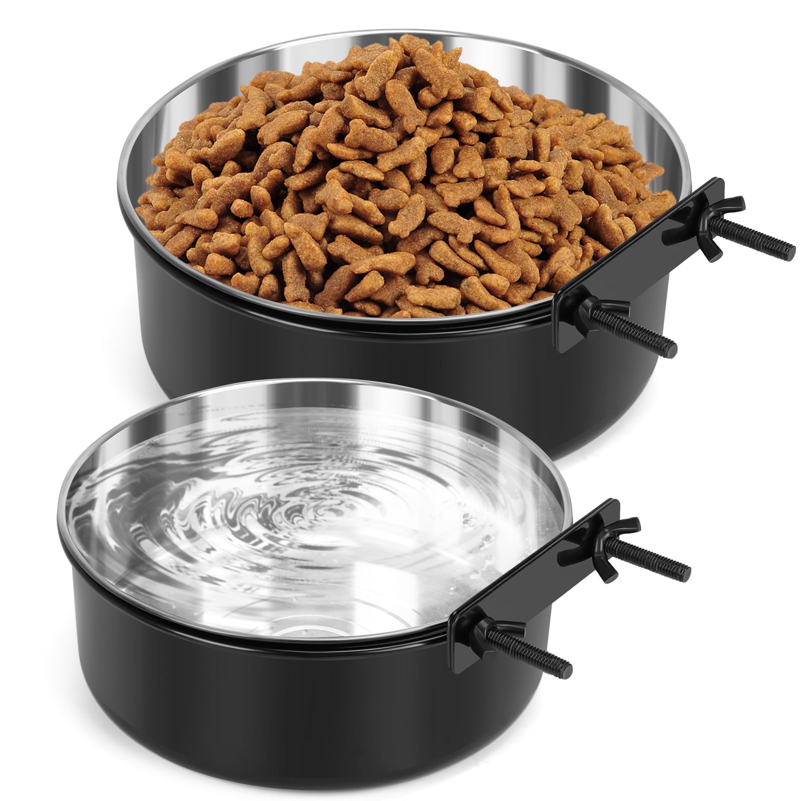 MultiOutools jaula para perros con cuenco inoxidable; instalación rápida sin herramientas.