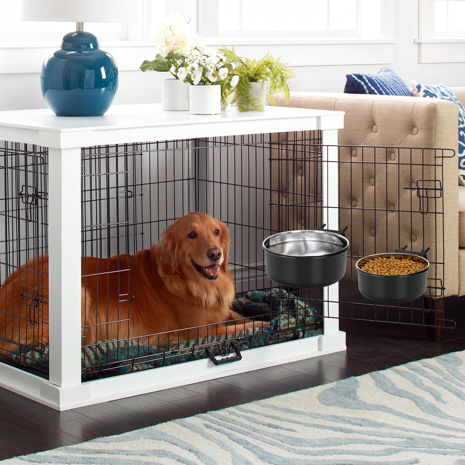 MultiOutools jaula para perros uso horizontal o vertical; adaptabilidad para jaulas.