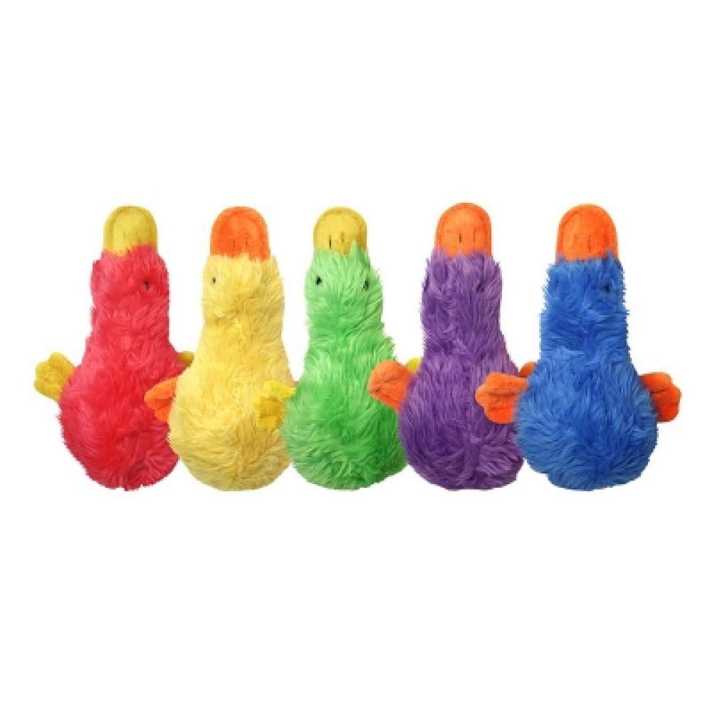 Multipet Duckworth: peluche sonoro para perro de 4 pulgadas, ideal para juego y búsqueda