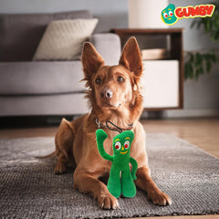 Juguete licenciado Gumby de Multipet, peluche auténtico para diversión segura.