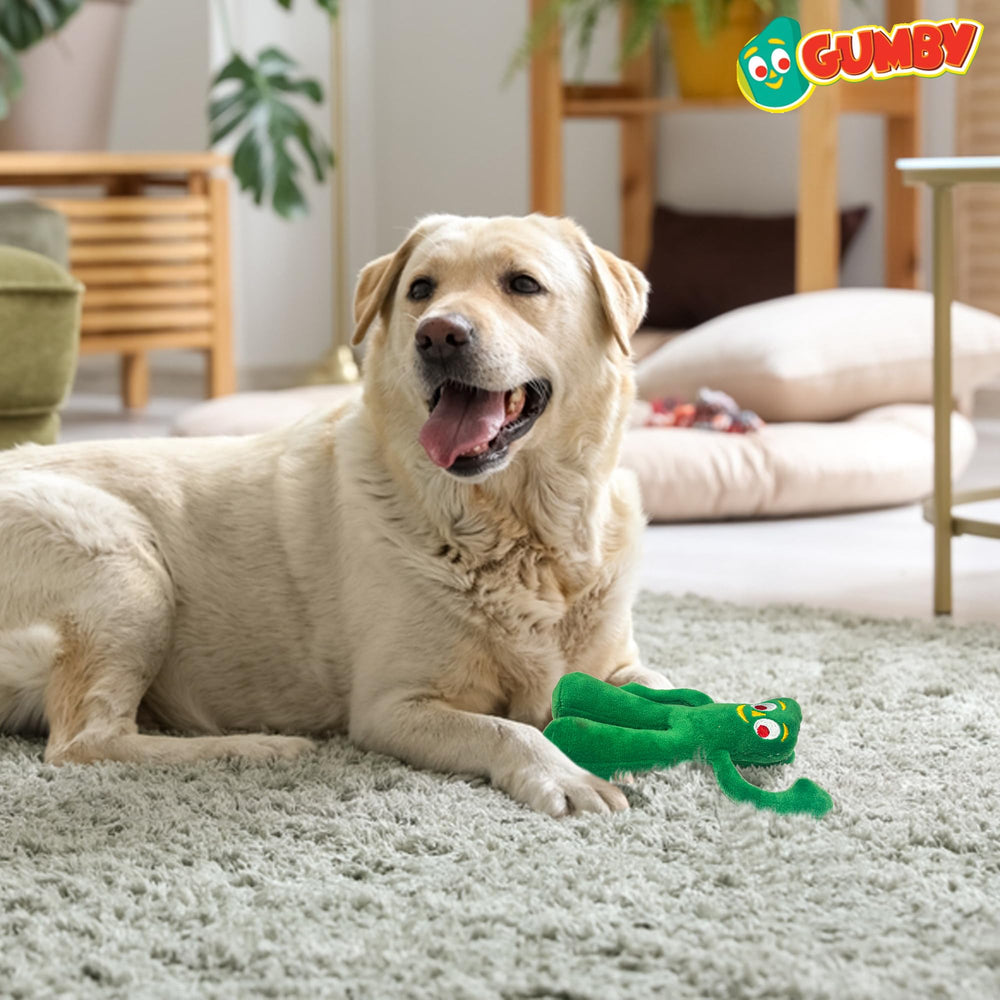 Diseño auténtico Gumby, Multipet, ideal para jugar en interiores y paseos cortos.