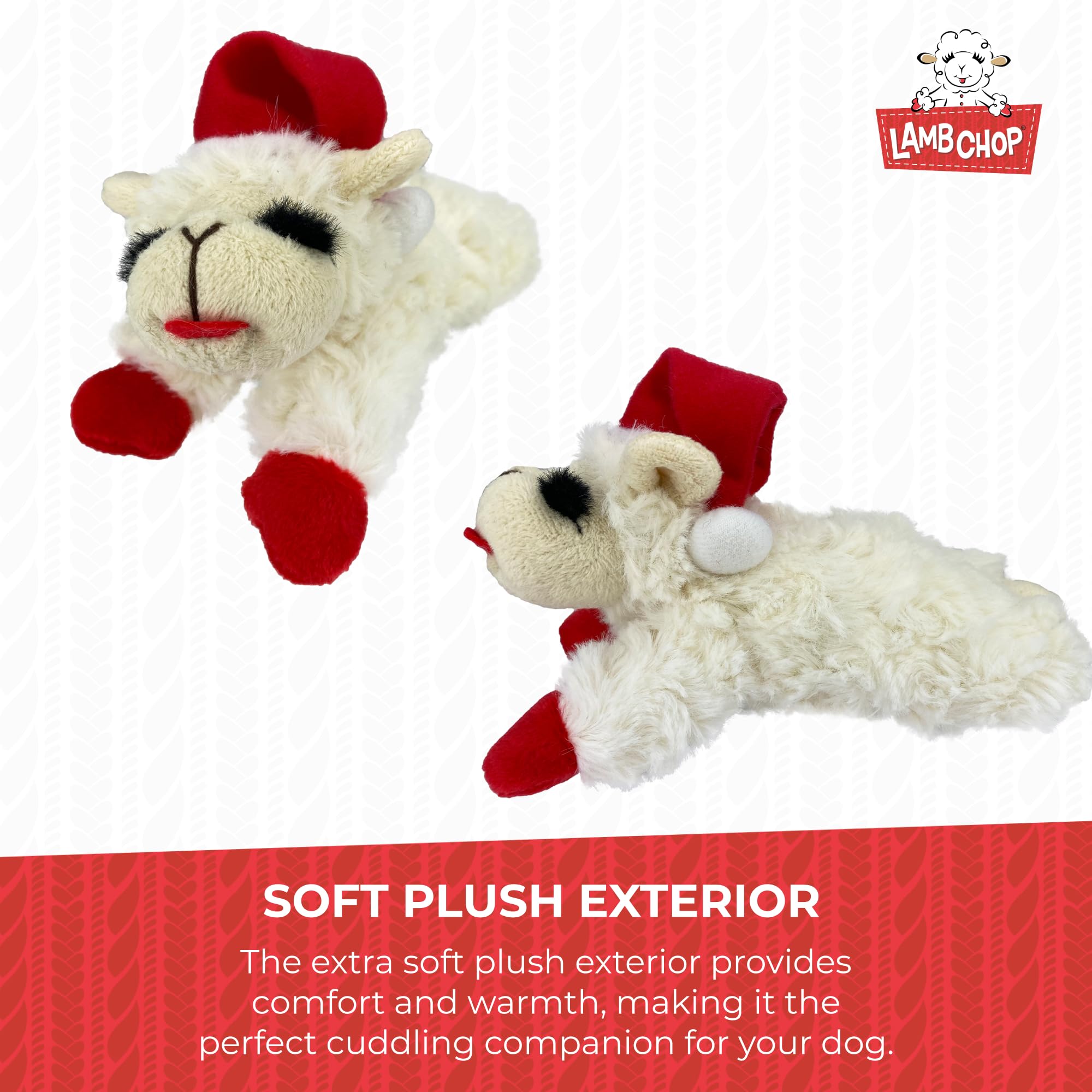 Multipet Lamb Chop, compañero para juegos diarios y momentos de descanso.