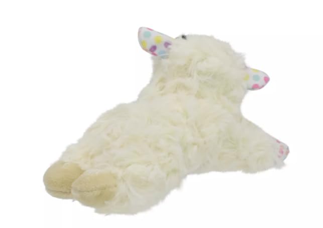 Multipet Lamb Chop diseño primavera con puntos, ideal para juego diario