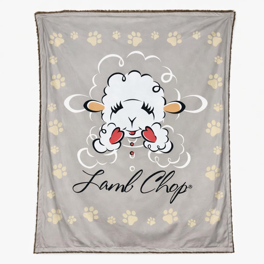 Manta Lamb Chop de Multipet con diseño multicolor para juegos y descanso.