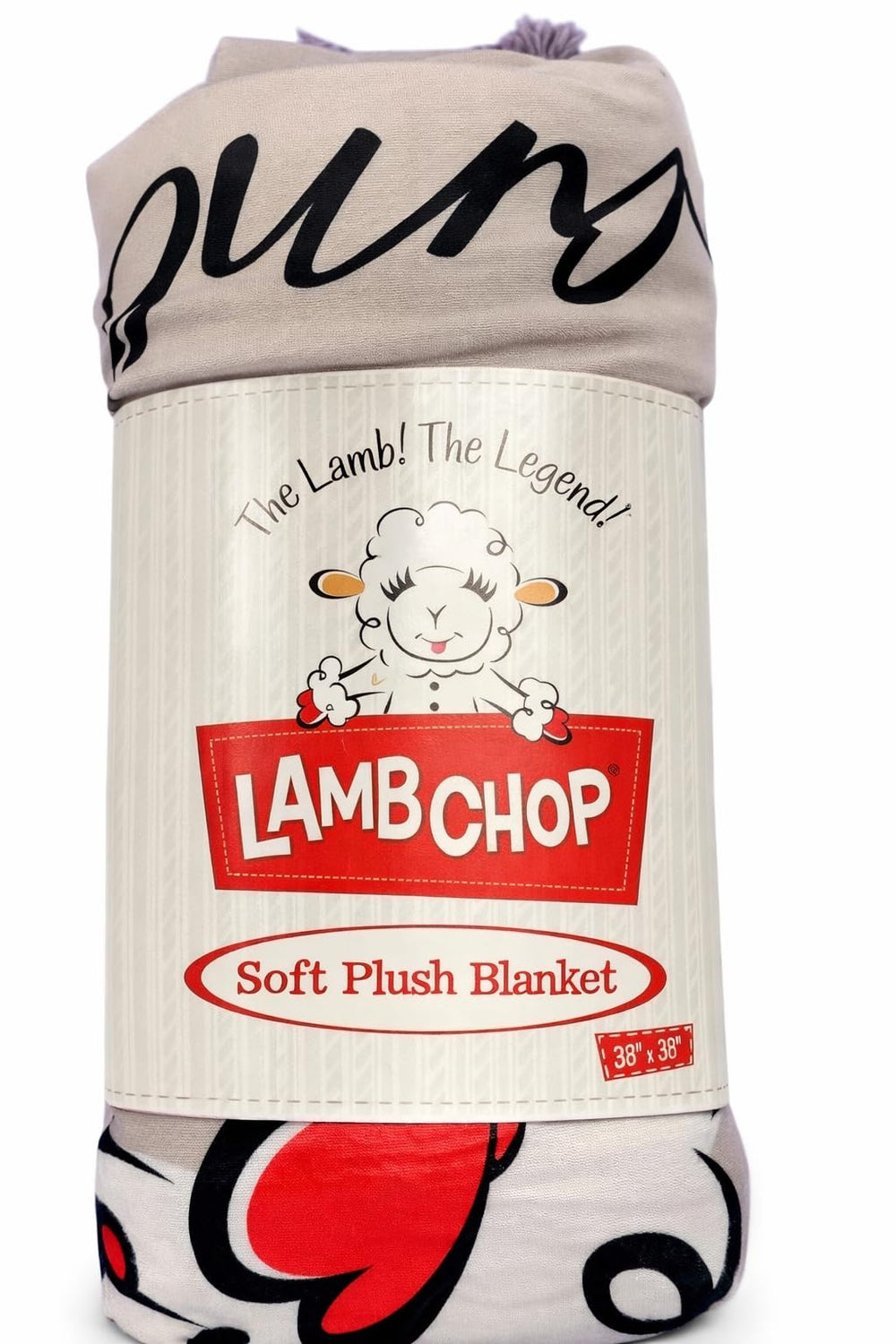 Manta Lamb Chop de 36x36 pulgadas para perros medianos.