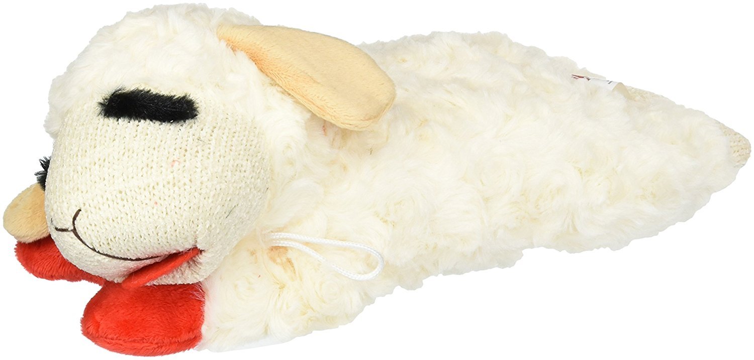 Multipet Lambchop peluche de 10 pulgadas, suave y apto para juego.