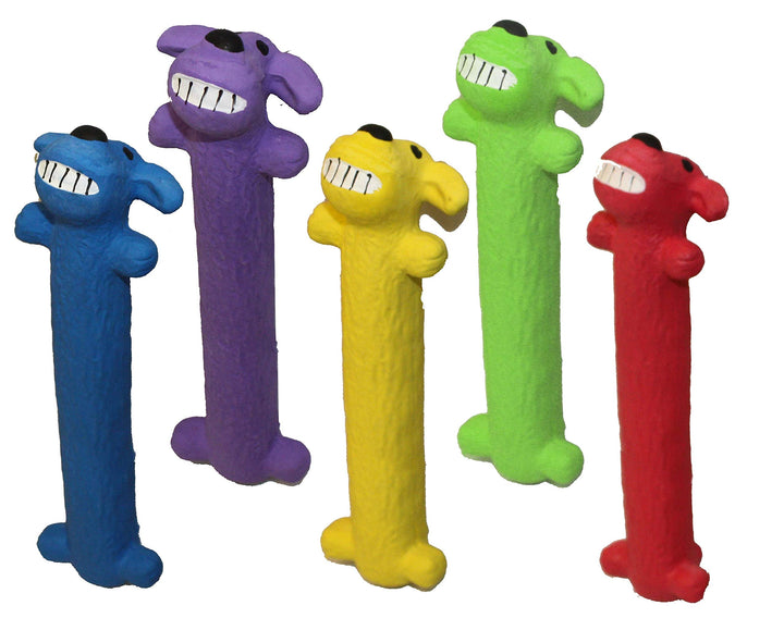 Juguete de perro Multipet Loofa Latex para masticar y jugar.