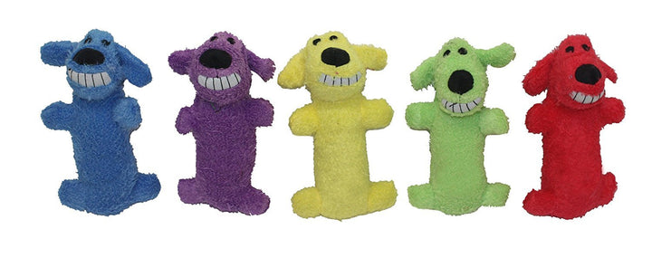Multipet Loofa Dog Original es un juguete de 6 pulgadas para calma y juego.