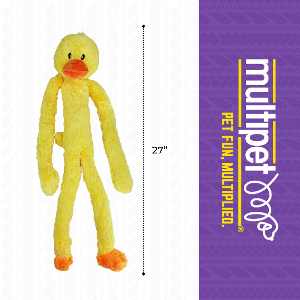 Multipet Swingin' Slevin Duck textura suave del peluche