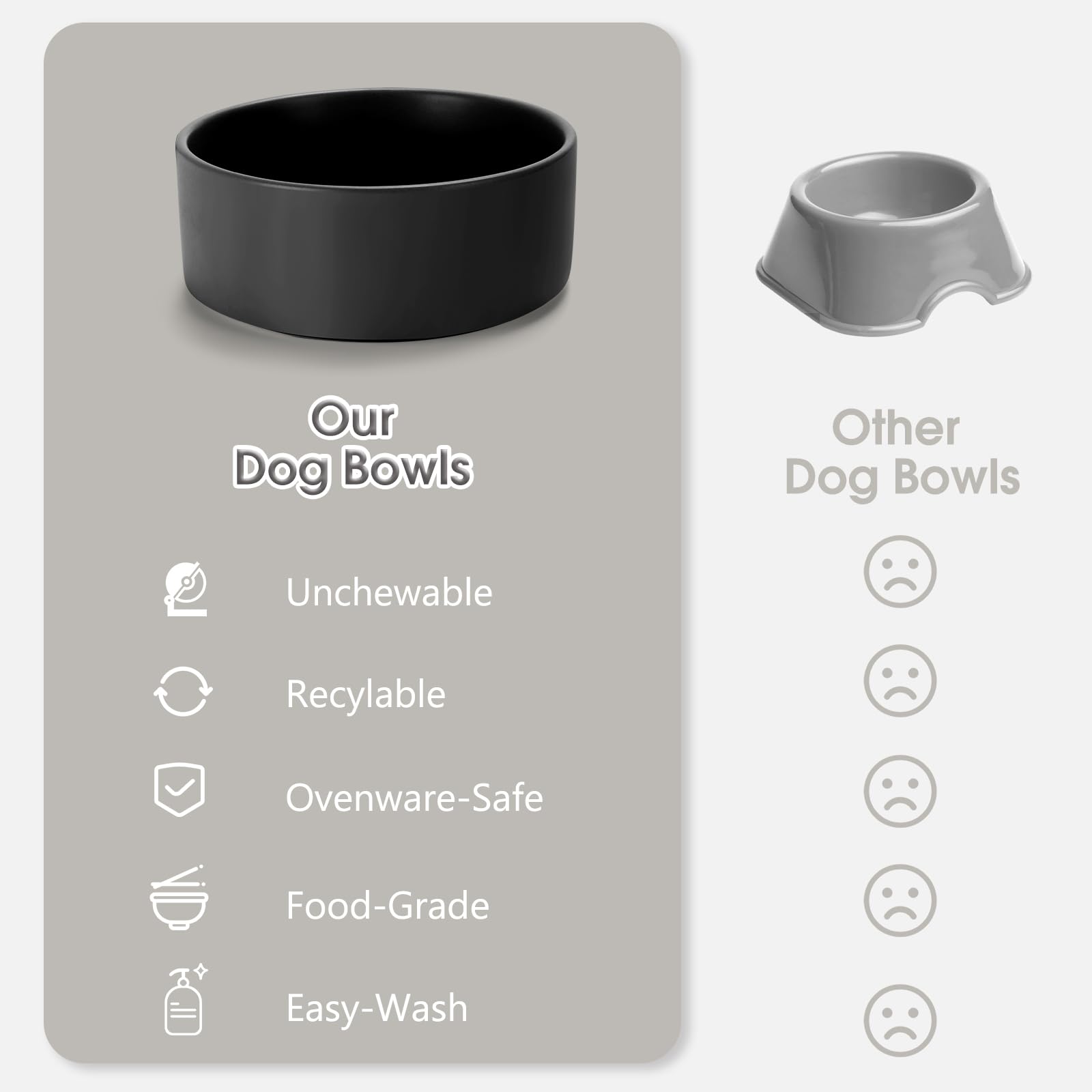 Diseño ergonómico de altura cómodo para comer y beber