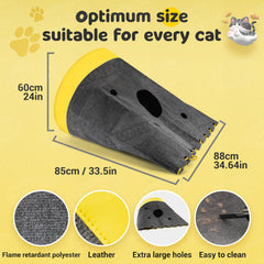 MUMUQ alfombra-actividad-gato duradera, superficie suave para exploración y rascar