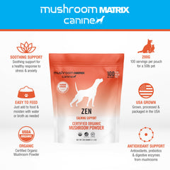 Mascotas mostrando calma con Zen Matrix