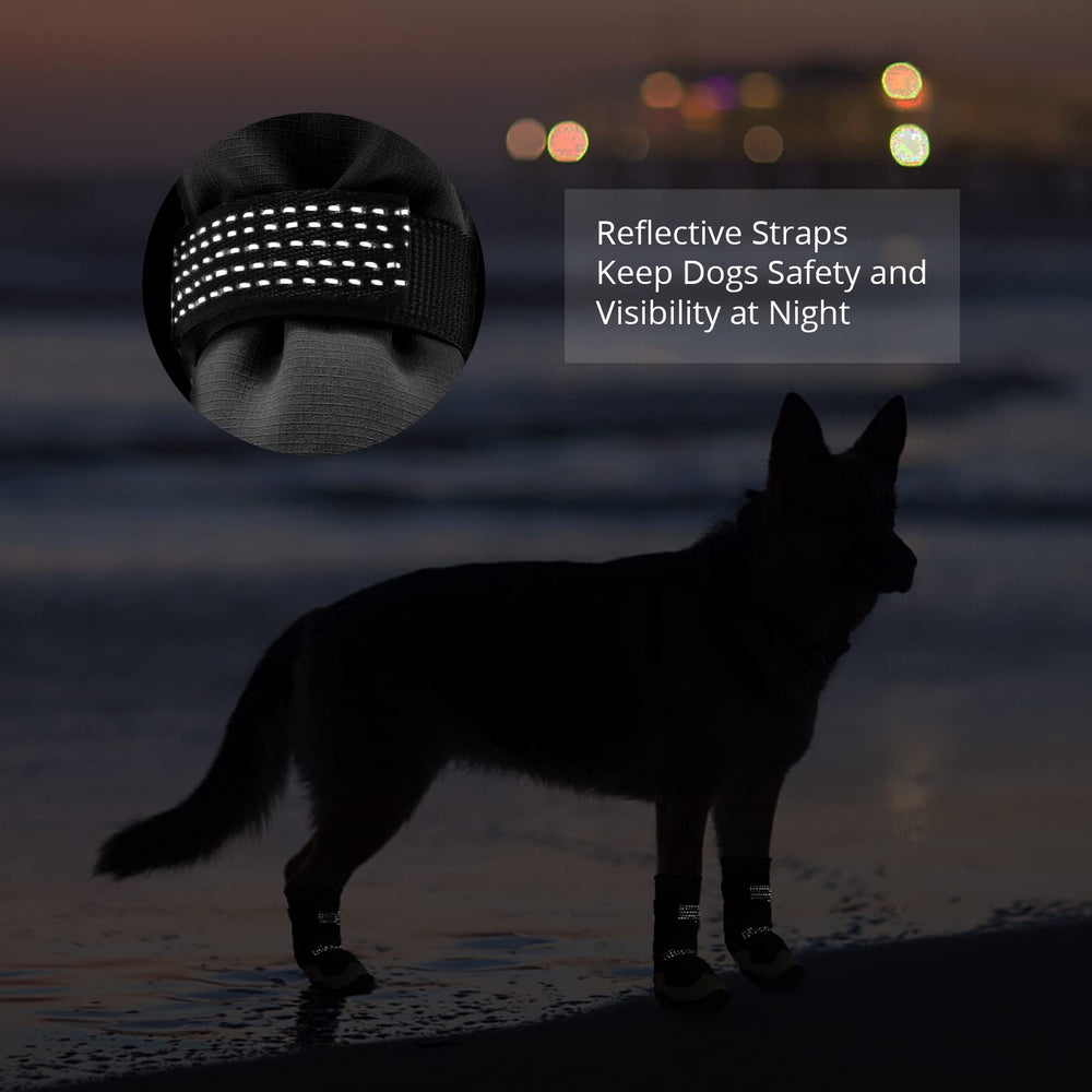Musimc botas para perros antiresbalantes, ideales para lluvia y nieve.