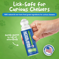 Muttly patas-perro hidratación y protección tras el uso.