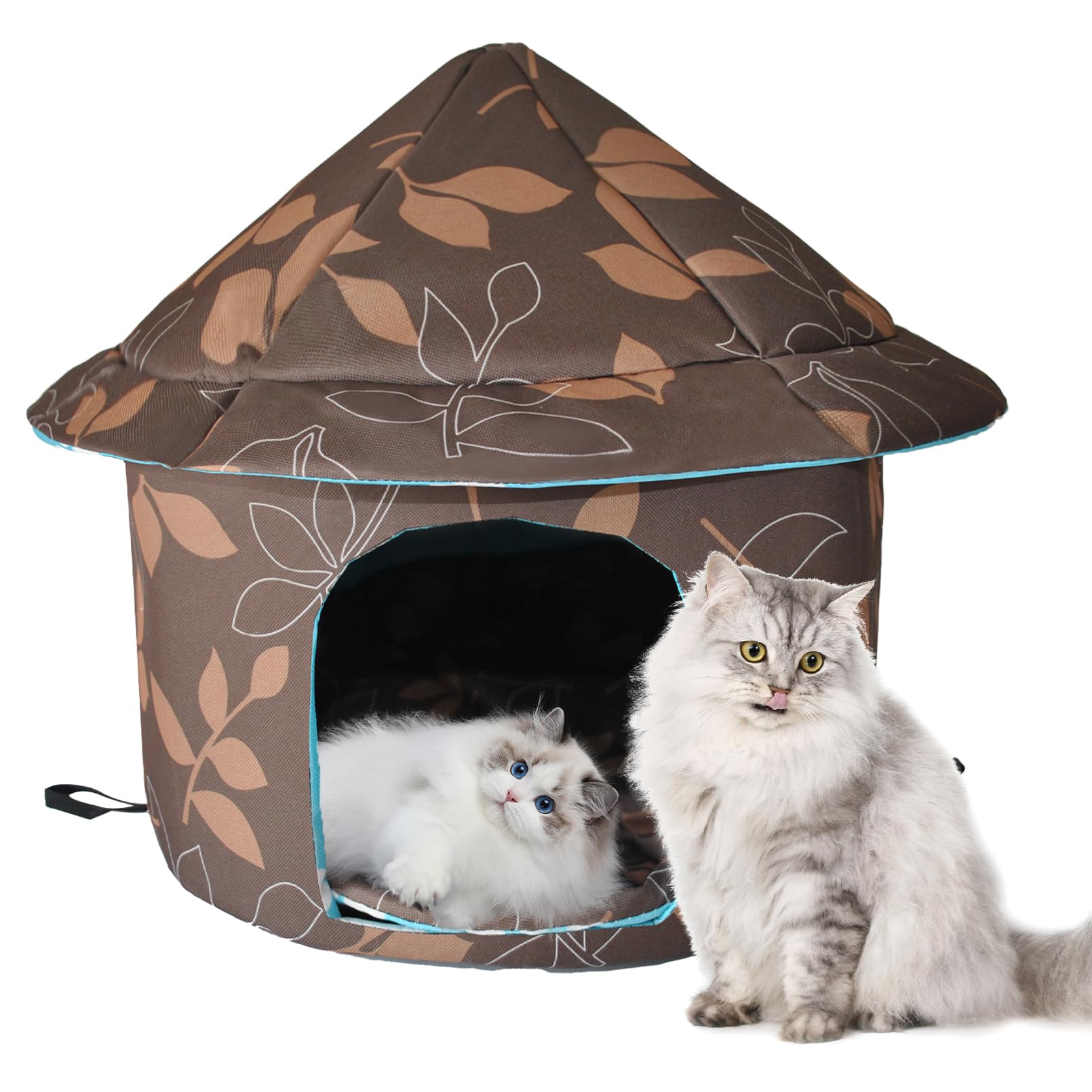 Casa MUYG para gatos en exterior aislada protege al gato del frío