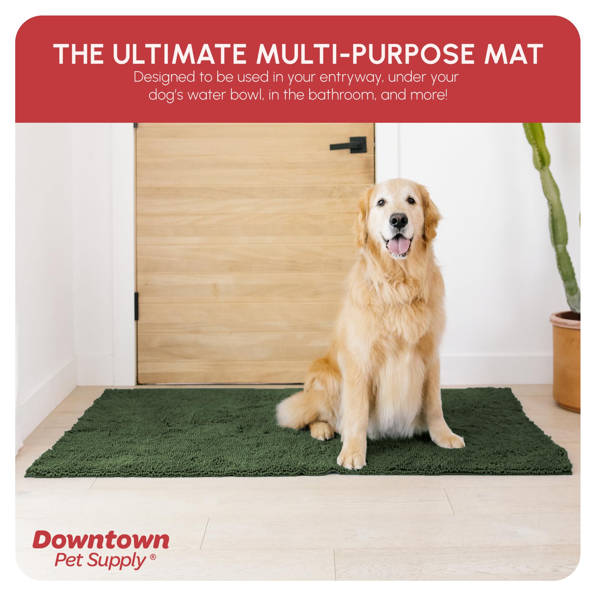 My Doggy Place alfombrilla-antideslizante, evita resbalones al entrar con las patas mojadas.