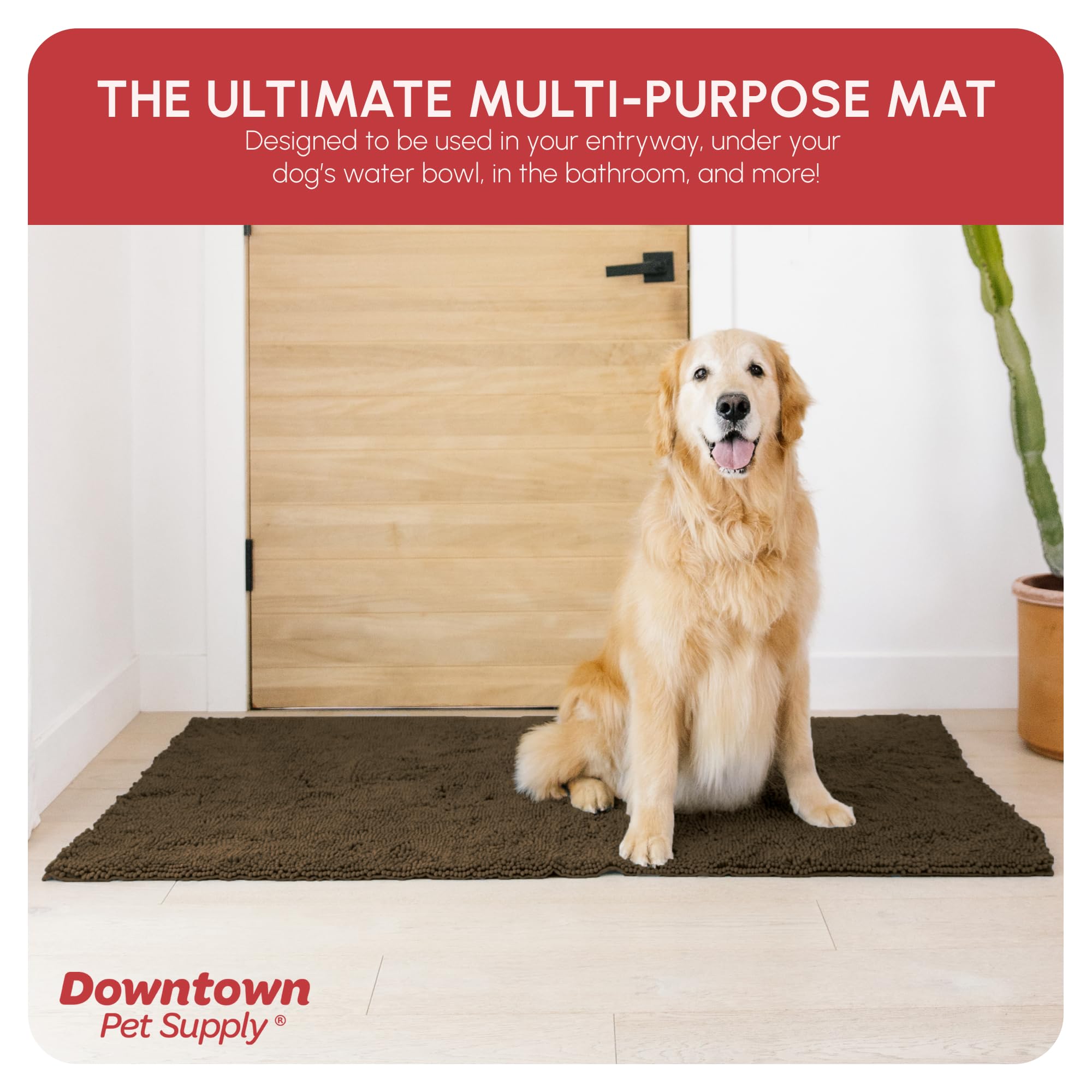 My Doggy Place Mud Mat base antideslizante para seguridad al entrar