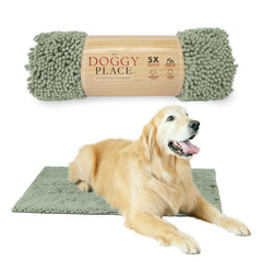 My Doggy Place esterera para perros, vista frontal, gran absorción para suelo limpio y seco.