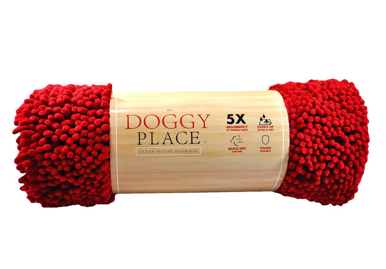 my-doggy-place mud mat doble costura resistencia para uso diario