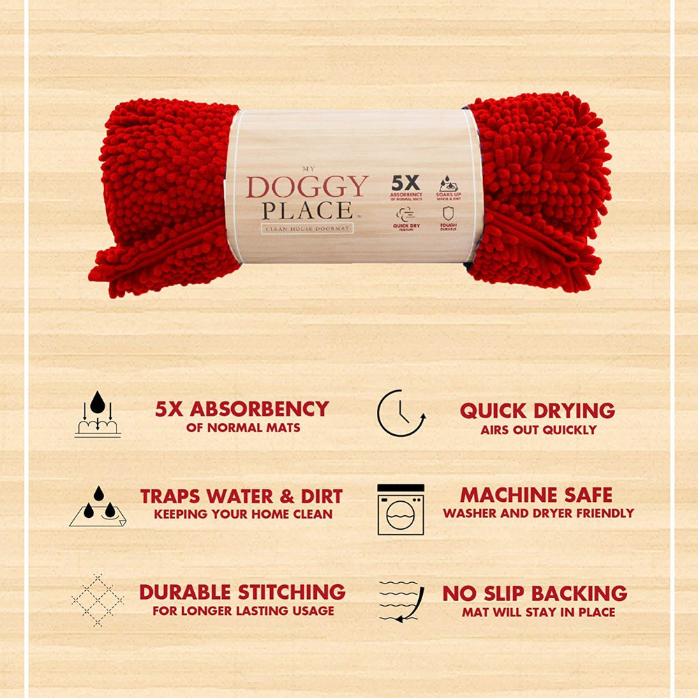 my-doggy-place mud mat secado rapido mantiene superficie seca rapidamente