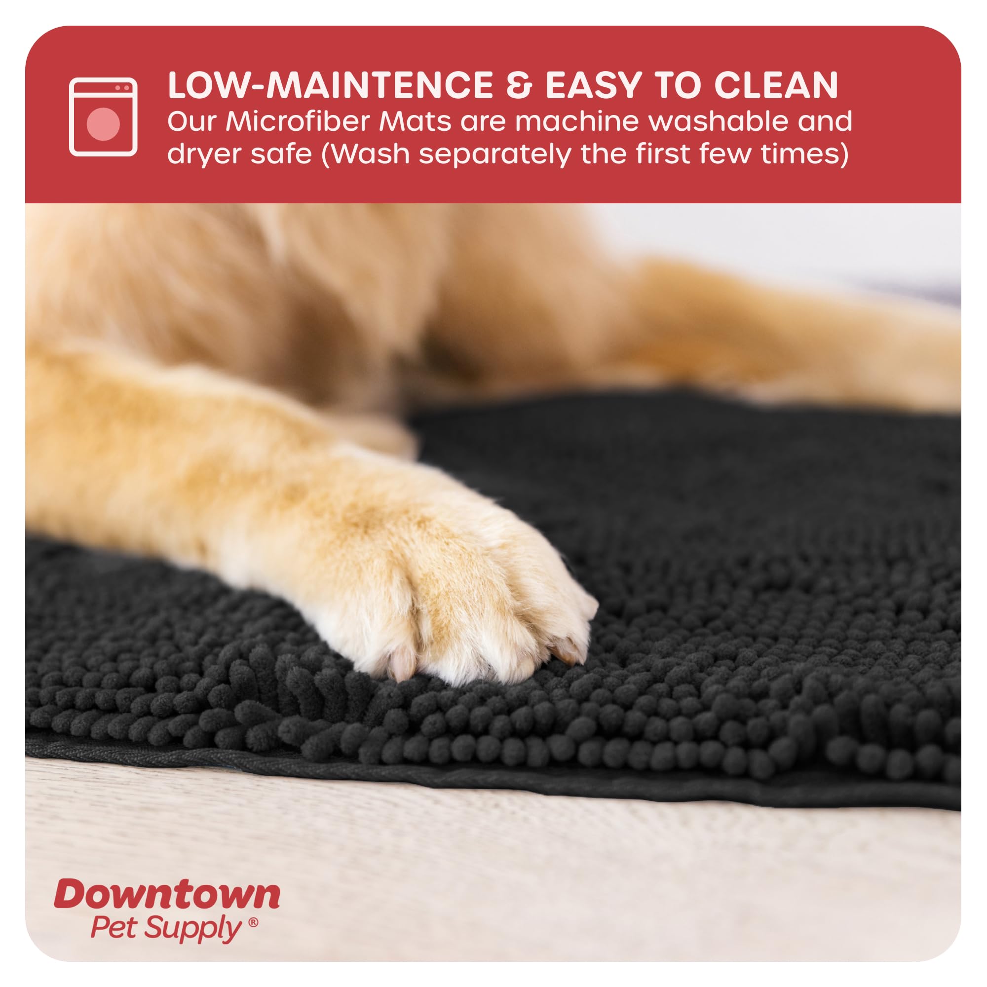 Tapete My Doggy Place Mat secar-rapidamente: superficie lista para usar de nuevo.