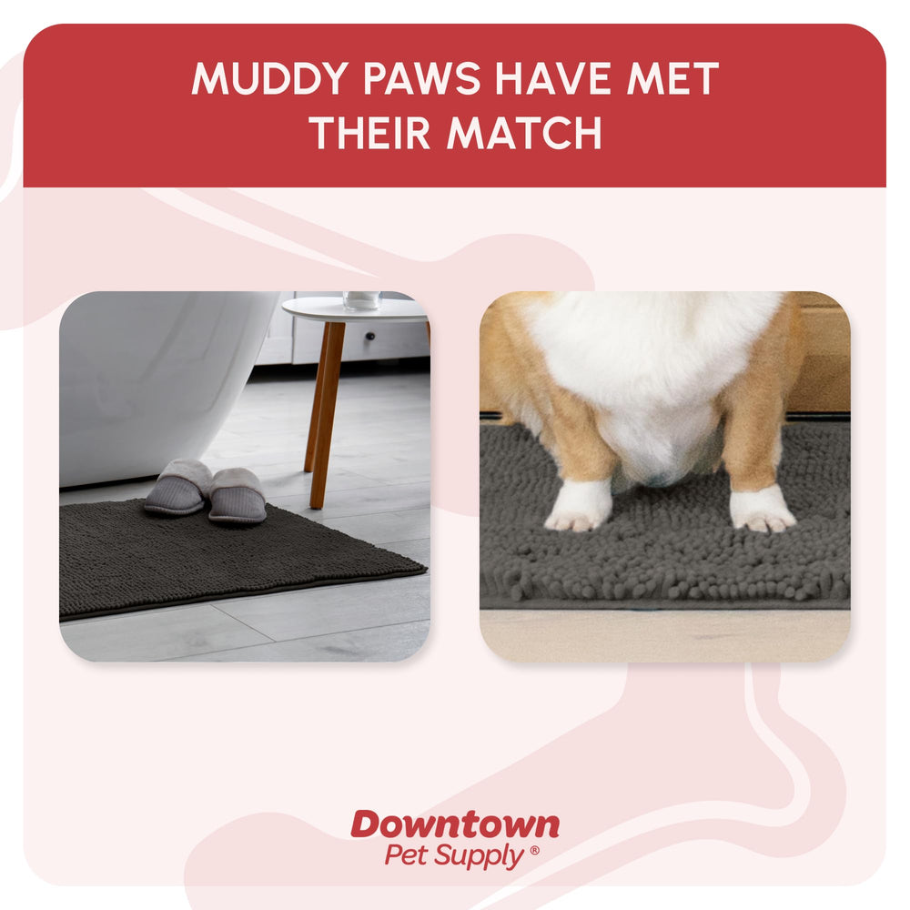 My Doggy Place Mud Mat es lavable a máquina y se seca rápido para uso diario