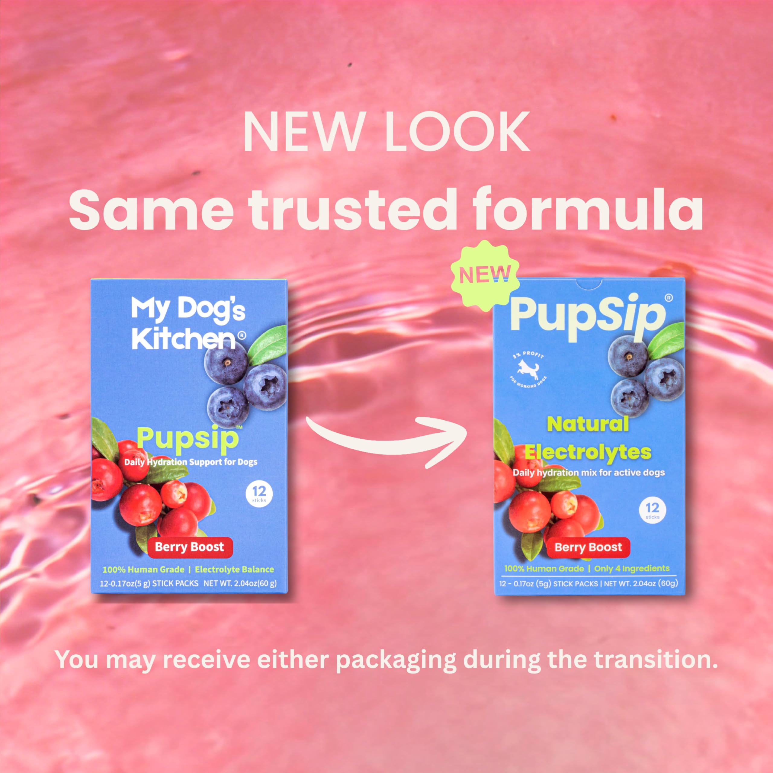 Pupsip para todas las razas apto para cachorros y adultos.