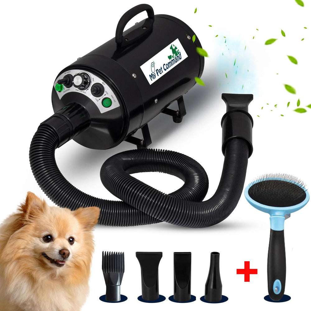 My Pet Command secador de perros silencioso para secado rápido y cómodo