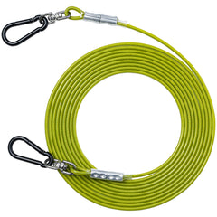 MYAXBD cable de acero recubierto, enfoque en resistencia al exterior para perros grandes.