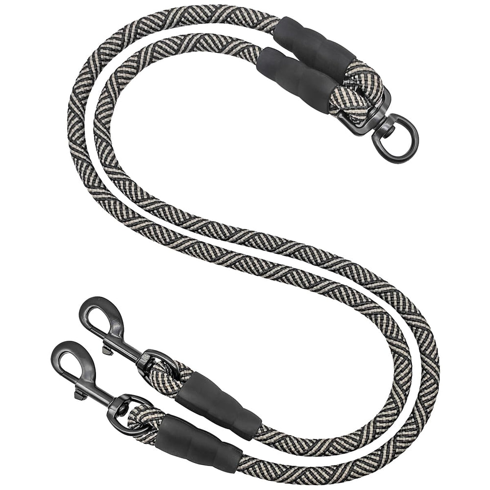 Mycicy doble correa acoplador sin enredos para paseos tranquilos.