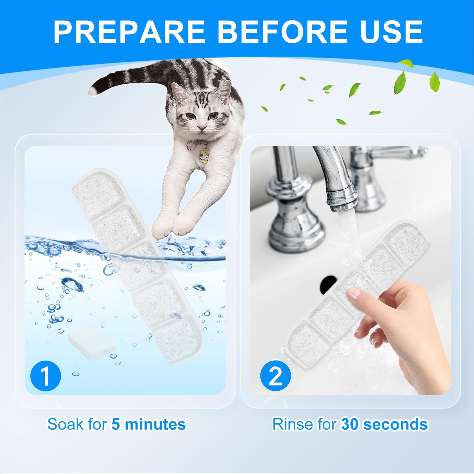 MyfatBOSS filtro mejora la calidad del agua para perros grandes.