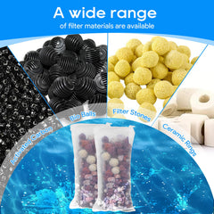 MyfatBOSS bolsa filtración acuario nylon resistente para uso repetido