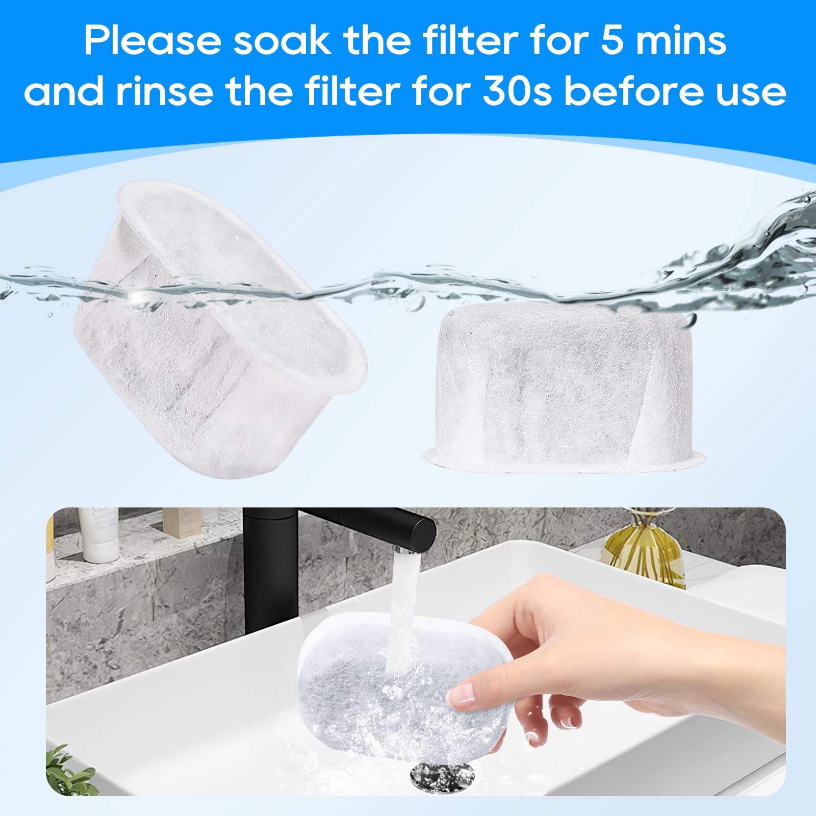 MyfatBOSS filtro-alta-densidad-carbon, filtración triple para agua más limpia.
