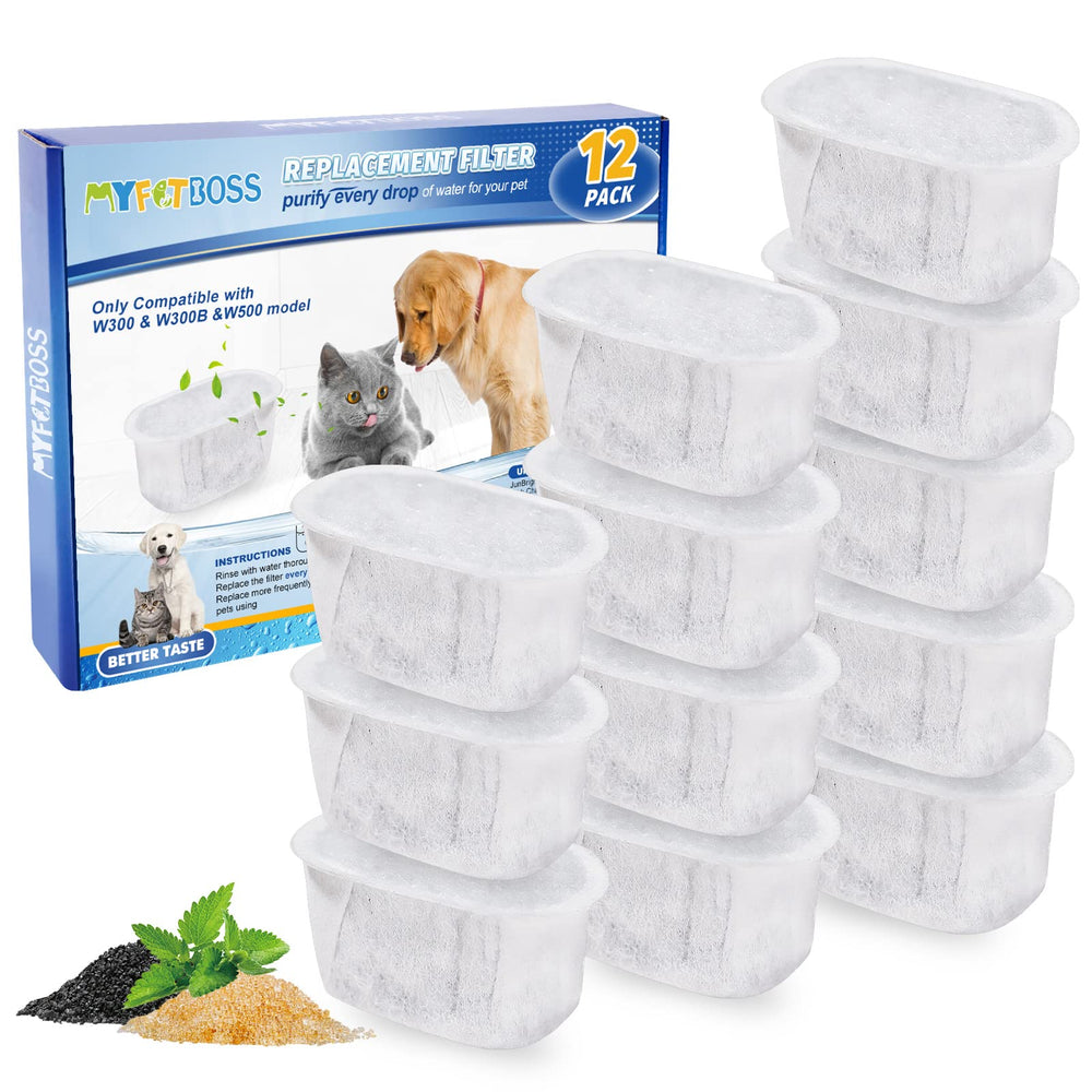 Filtro MyfatBOSS para fontana de gatos W300, mejora la pureza del agua