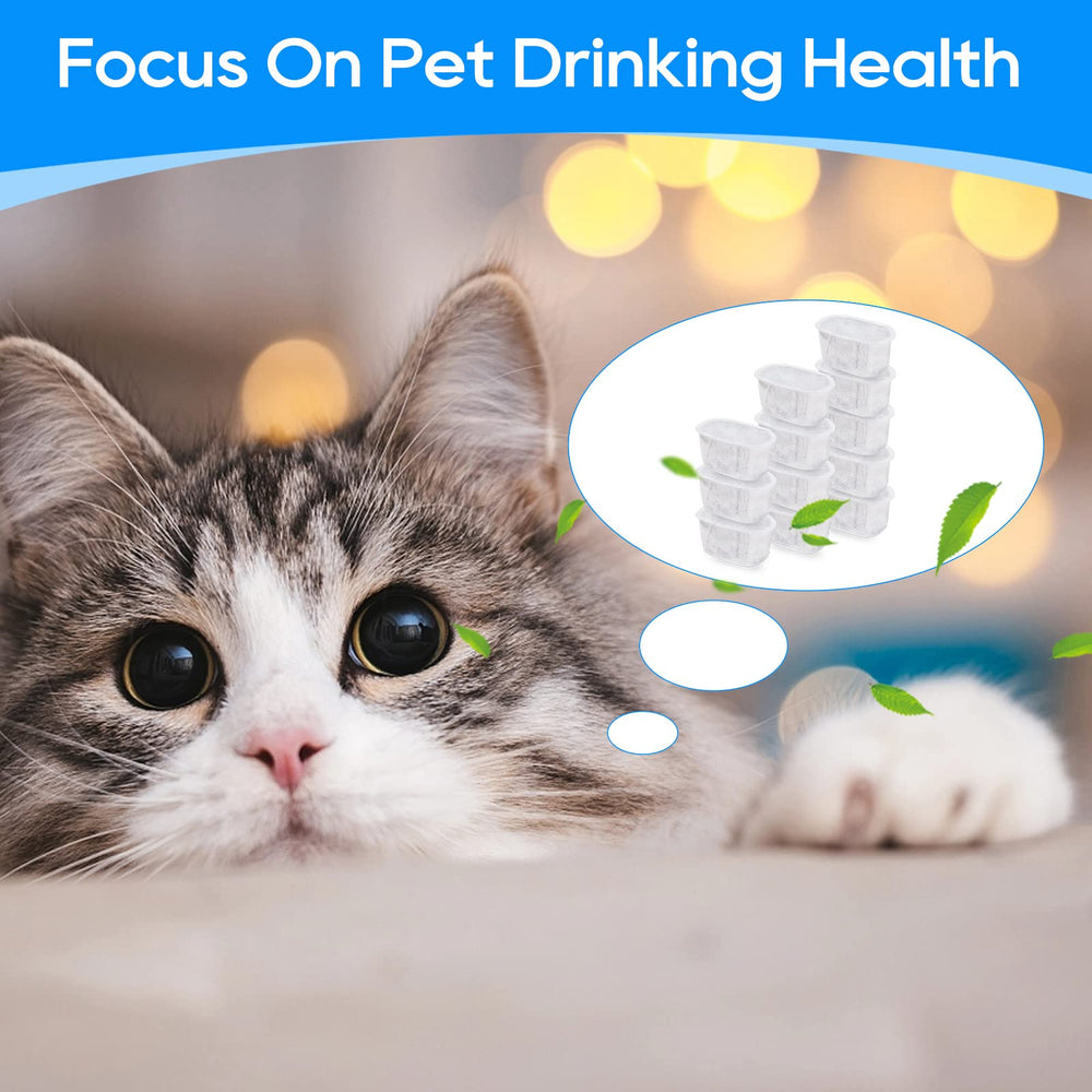 Fuente automática para gatos con filtros MyfatBOSS, uso diario recomendado.