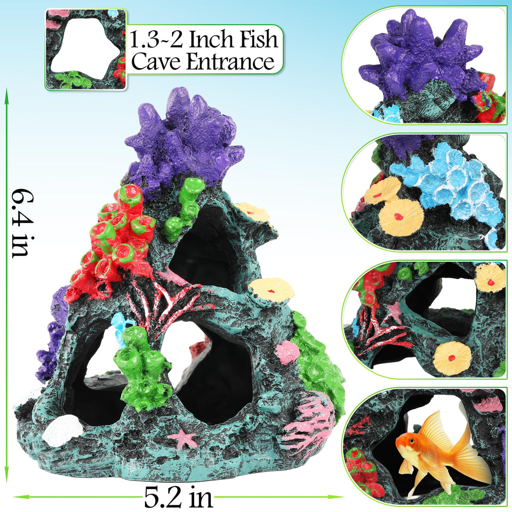 MyLifeUNIT arrecife-coral: paisaje decorativo para acuario.