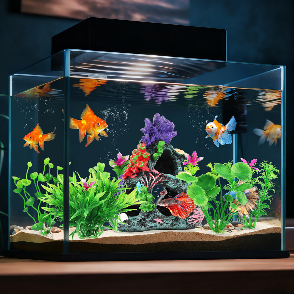 MyLifeUNIT plantas-artificiales-purpuras: color y profundidad visual.