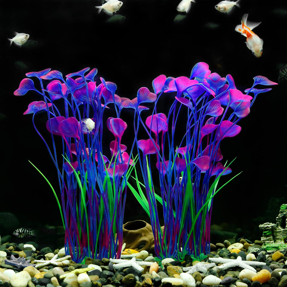 MyLifeUNIT planta de acuario con hojas suaves para refugio.
