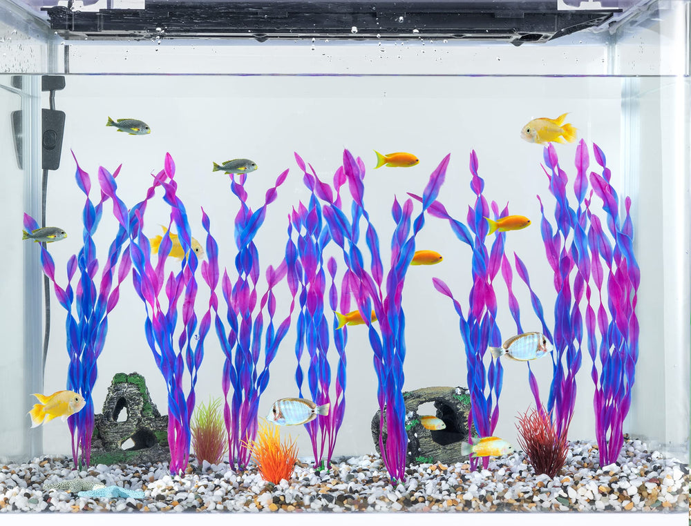 Planta de acuario con colores permanentes para un look duradero.
