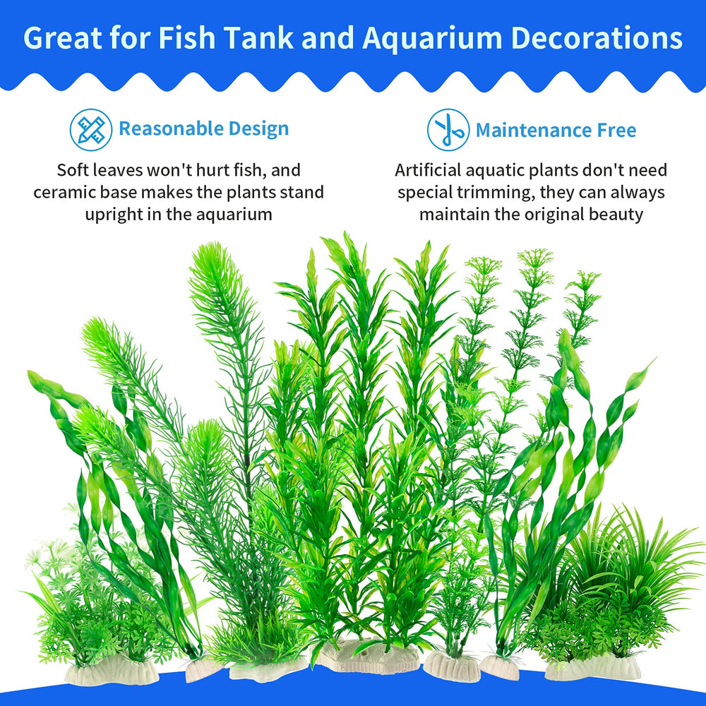 Plantas MyLifeUNIT para acuario: variedad de alturas para un diseño en capas.