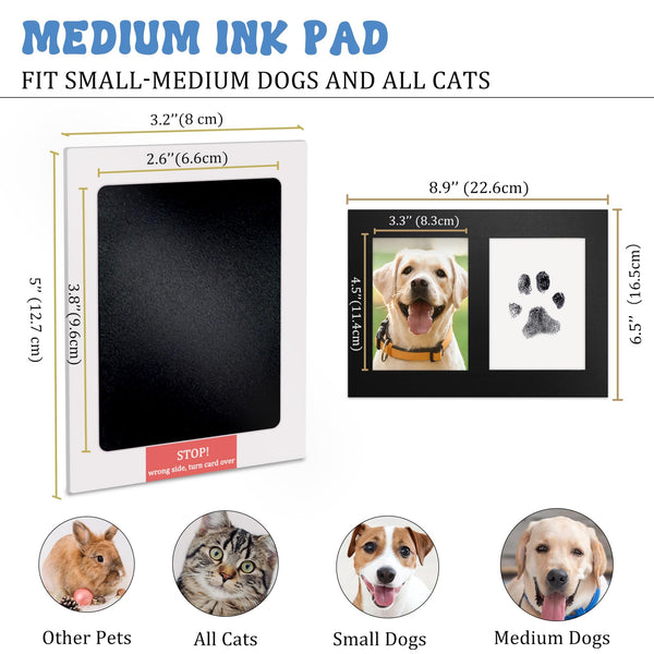 MYPAWLETS marco para exhibir la impronta con facilidad.